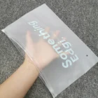 Bag Plastic Custom Recyclable Bag With Zipper On Top Slide Plastic Frosted Bag For Swimwear Plastic Bag