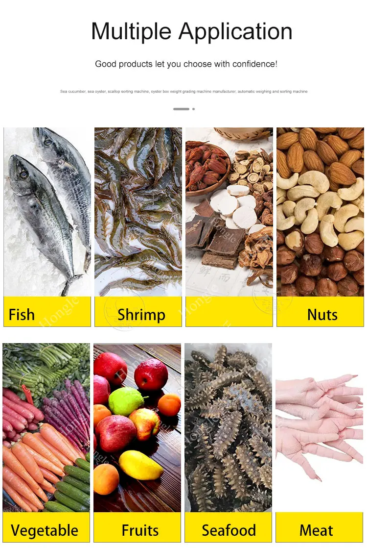 Clam Fish Sorting Machine Agricultural Product Weight Sorting Machine Shrimp supplier