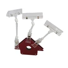 Clip Price Clip Label Holder Rotatable Clip Supermarket Shelf Transparent POP Plastic Price Label Pop Clip Card Holder