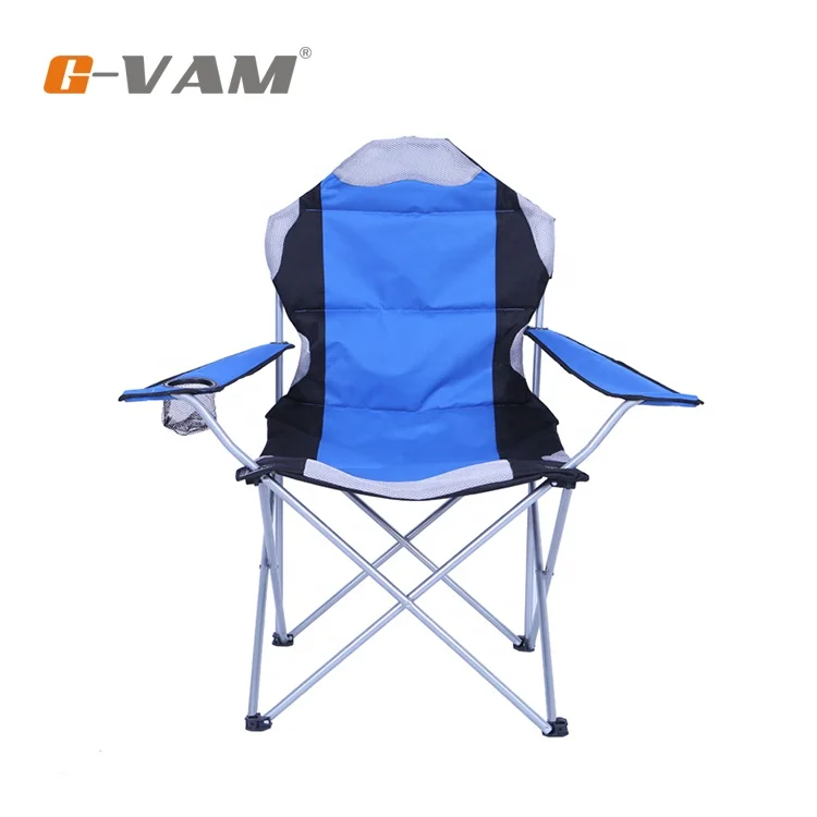 Surdimensionné Cozy Camp Chaise Pliante Portable En Plein Air Camping Siège NEUF 