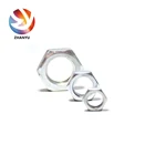 Nut Manufacture Customized Galvanized Steel Hex Thin Nut