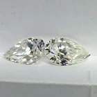 Pear Best Quality Loose Moissanite Pure White Pear Cut Diamond For Jewelry Making