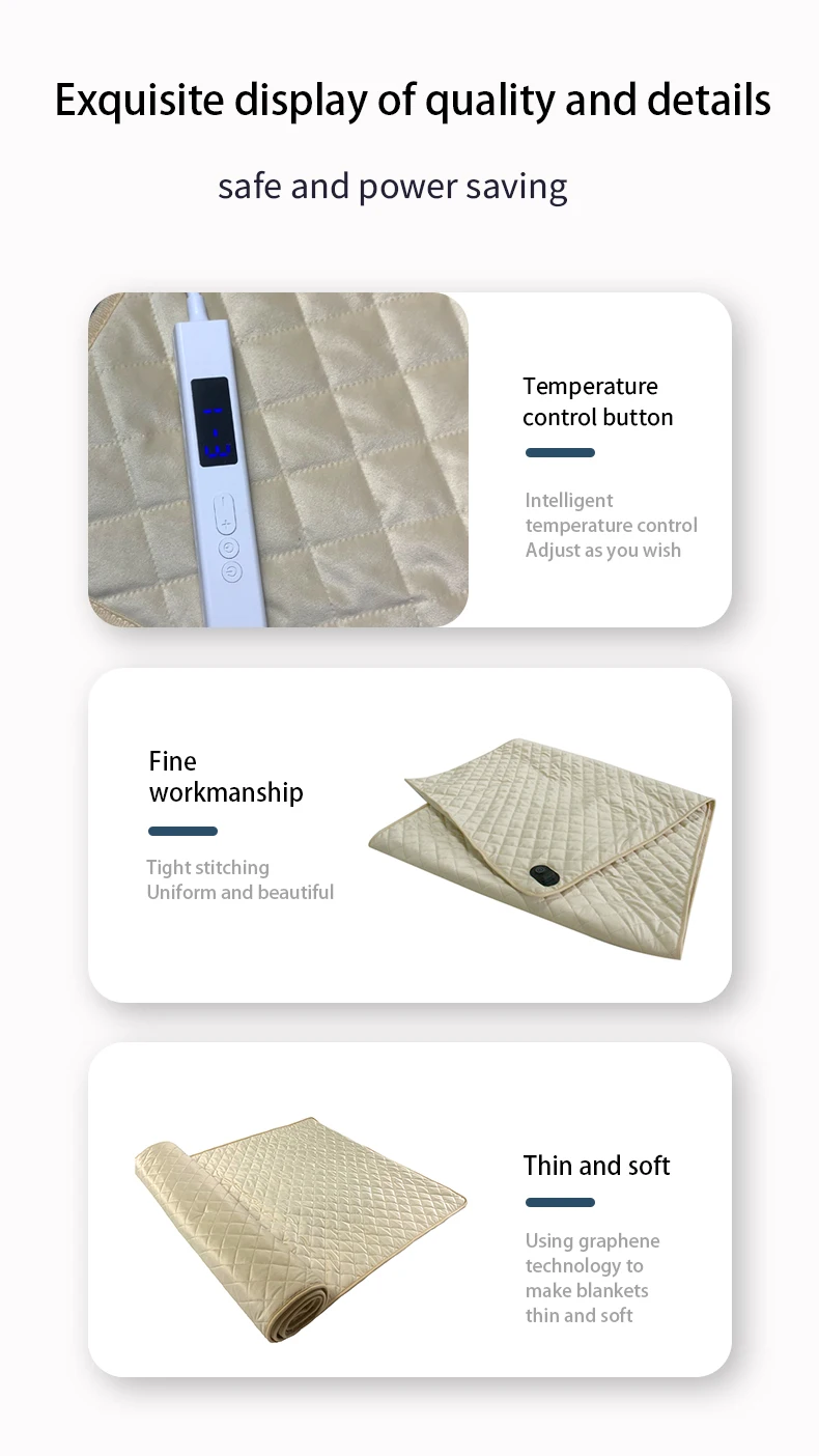 Heated Blanket, USB, Portable, 24V - detail 24