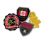 Badge Heat Press Custom Badge Embroidery Patch Iron On Patch Applique For Clothin