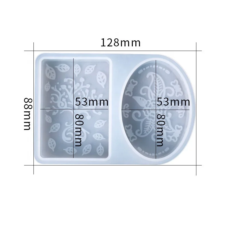 wholesale factory custom logo Round Rectangular Silicone Soap Mold non stick square shaped flower soap mold Hotel Soap Making