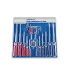 Tool Kit Chrome Multifunction Screw Driver Mini Set 16pcs Multifunction Tool Kit Screwdriver Set