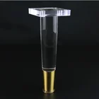 Legs Hight Quality Furniture Fittings Wholesale Custom Clear Furniture Coffee Table Acrylic Bed Chair Sofa Legs