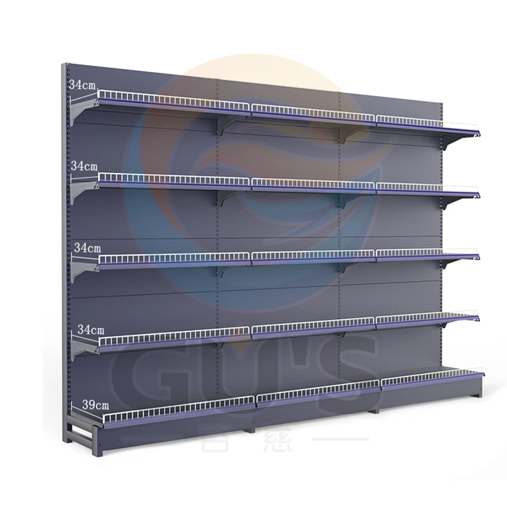 product factory price powder coating custom layer supermarket shelves frosted supermarket display shelves-4