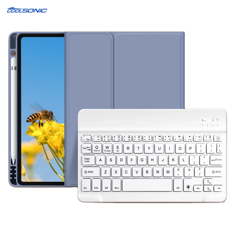 2022 Custom Magic Soft Silicone Cover With Keyboard Charging Case For Ipad Mini 6 Touchpad Keyboard Case For Ipad Keyboard - Buy For Case For Apple I Pad Mini