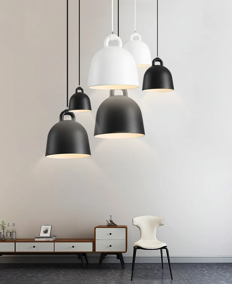 Artdecolite Nordic Jingle Bell Pendant Hanging Lighting Fixture For Hotel Room