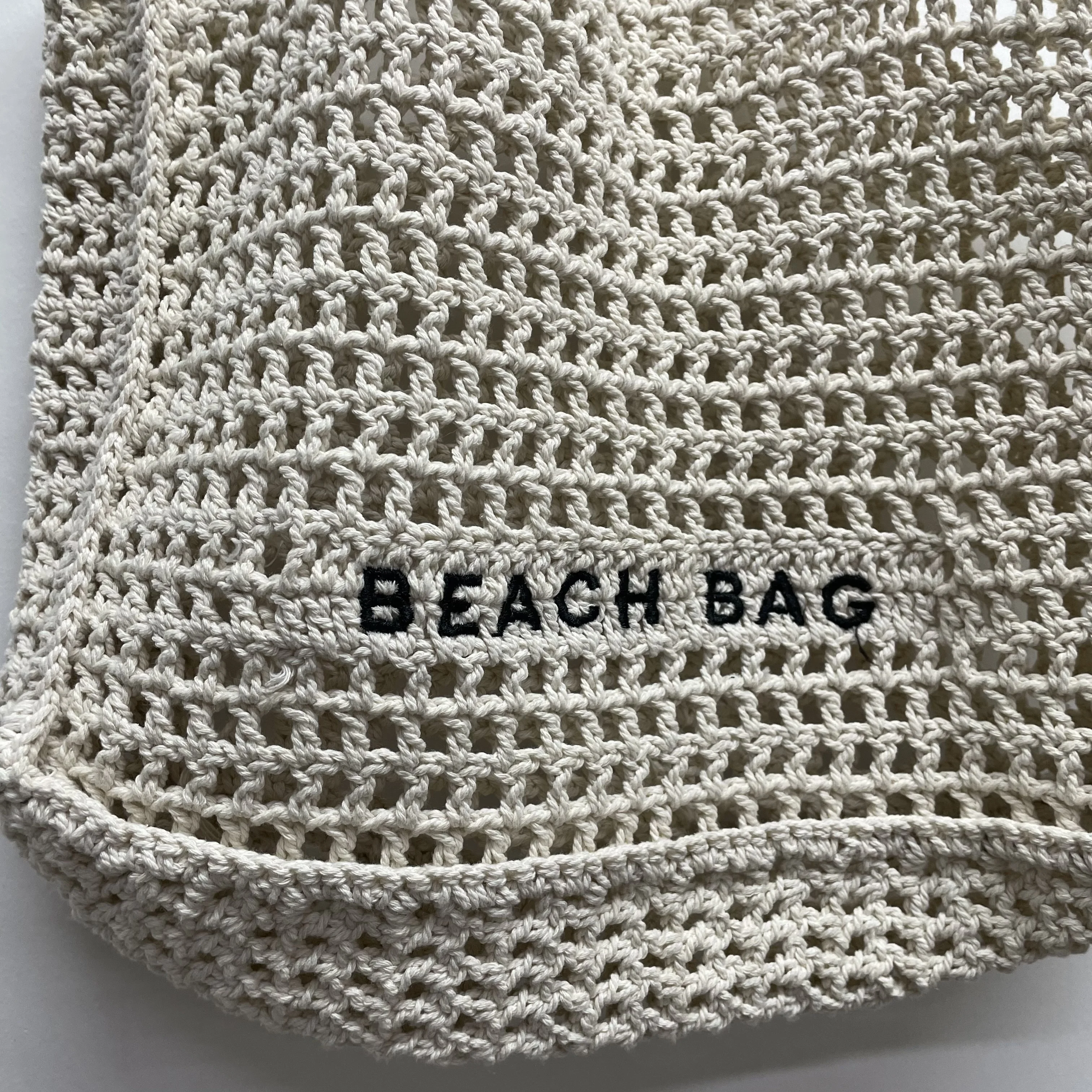 crochet  organizer beach tote bag Women  straw bag beach polyester yarn for crochet bags