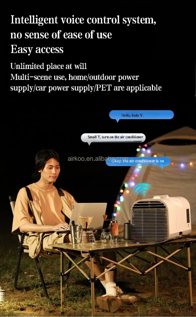 Portable Mini Air Conditioner, 12V, 220V - detail 24