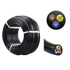 Electric Cable Factory Direct Sell 3 Core 0.75mm/1.0mm/1.5mm/2.5mm/4.0mm Stranded Copper Electric Cable
