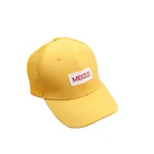 Leather Patch Hats Custom Flat Bill Black Blank 6 Panel Leather Patch Trucker Mesh Cap Hats