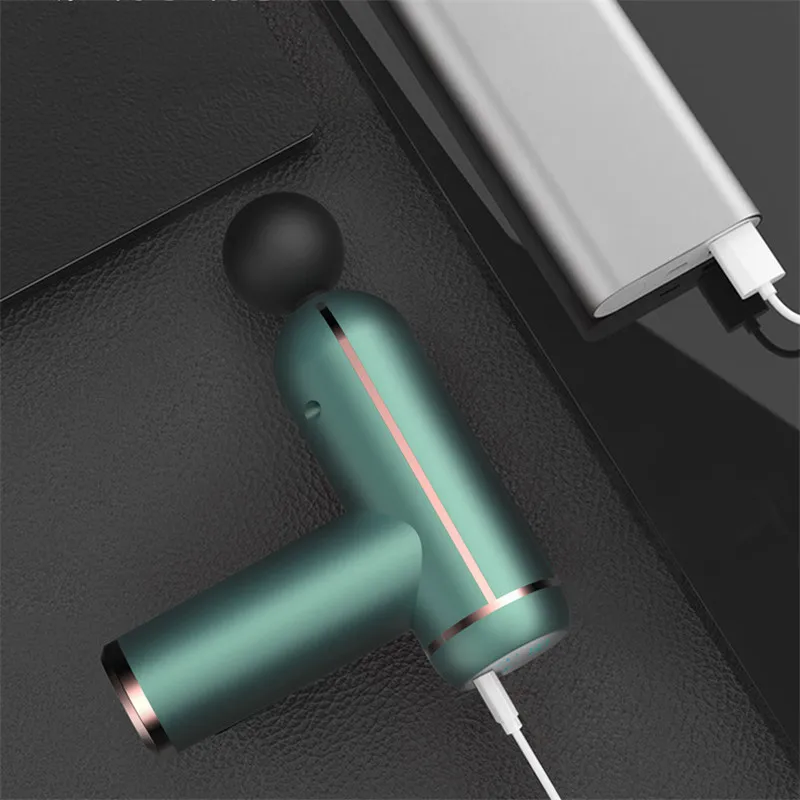 Comfortable Effective Deep Tissue Body Massage Gun USB Rechargeable Mini Muscle Massager Gun