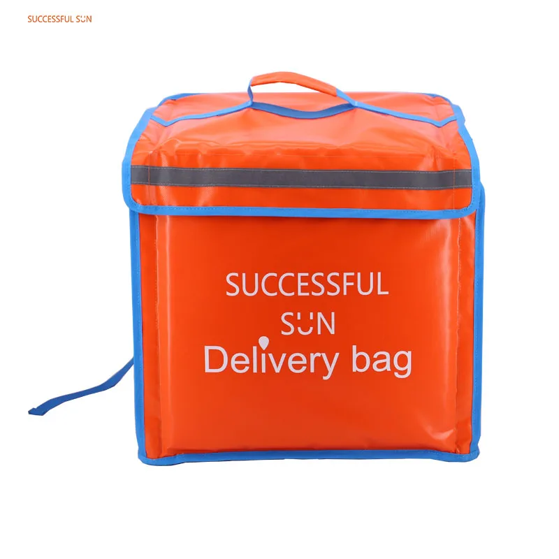 product customized logo waterproof thermal pizza delivery motorcycles bicycle food delivery bag-3