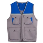 Mens Vest Outdoor Mens Breathable Mesh Photographer And Fishing Drill Vest
