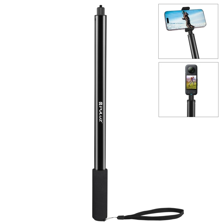 Puluz 3m Aluminum Alloy Monopod Invisible Selfie Stick For Insta360 One