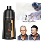 Wholesale Gray Hair Dye Black Wholesale Natural Black Brown Burgundy Red Hair Dye Fast Coloring Shampoo For Gray Hair Magic Hair Black Shampoo