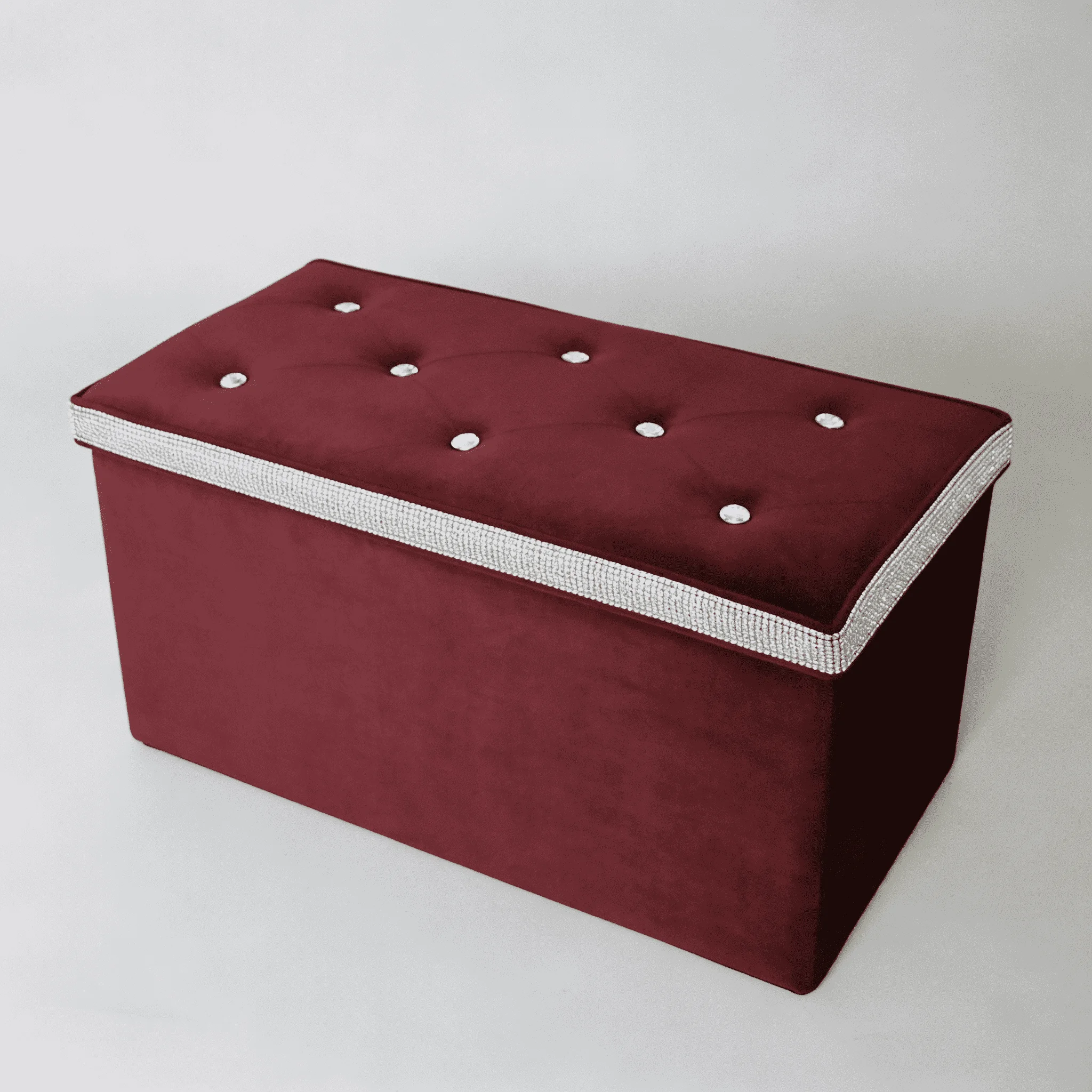 Factory Customized Foldable Modern Design Enterway Ottoman Bench with Shoe Storage for Sectional Sofa and Bedroom End of Bed factory