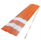 High Quality Fiberglass Reflective Driveway Markers FRP Rod Snow Plow Stakes With Reflective Tape