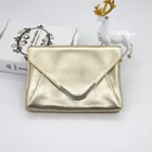 Clutch Evening Luxury Gold Faux Leather Clutch Evening Bag For Party Free Custom Logo Service Available