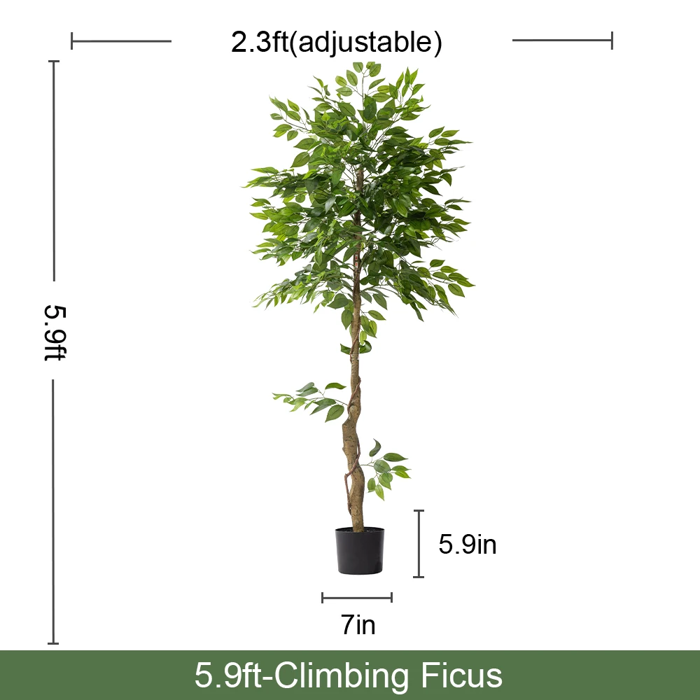 Home Outdoor Artificial Bonsai Plastic Ficus Religiosa Tree Green Indoor Christmas Space Decor High-quality Simulation Greenery manufacture