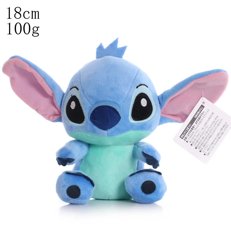 18cm Kawaii Stitch Plush Doll Toys Anime Lilo And Stitch Plush Toys For