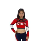 School Custom All Star High School Cheerleading Crop Tops
