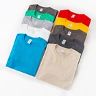 Unisex Clothes High Quality 200g Cotton Cheap Wholesale Printing Logo Unisex Plain Blank White T Shirts Men Clothes