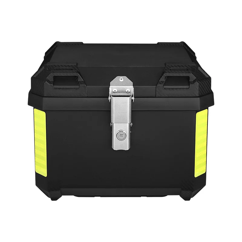 Large Capacity 45L Motorcycle Top Case Trunk Tour Tail Box Luggage Made of Durable PP Material