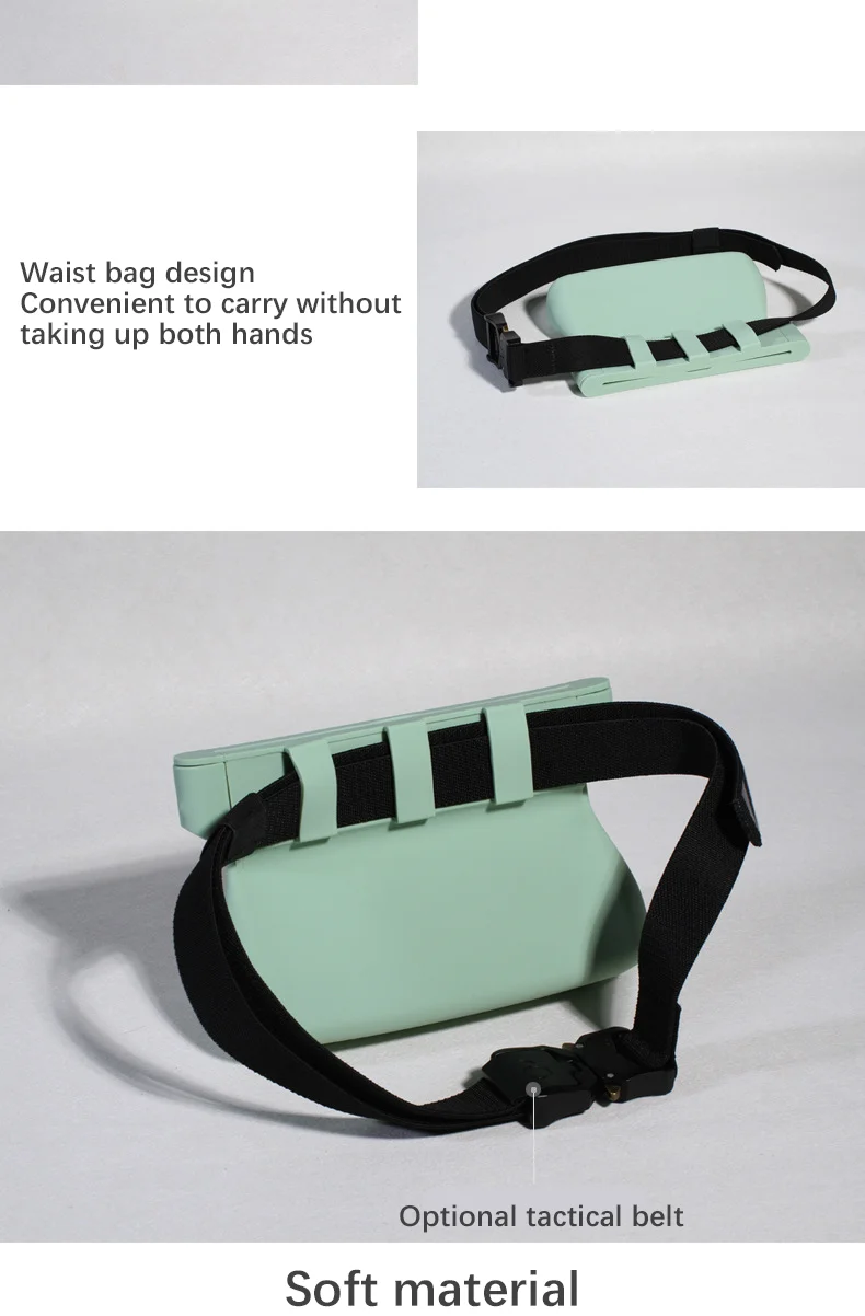 Treats Dog Pouch Silicone Pet Fanny Pack for Dog Cat Casual Outdoor Walking Pattern Water-Proof Training Snack Bag supplier