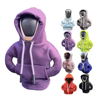 Car Gear Shift Cover Vivid Gear Shift Knob Hoodie for Car Decorations Protections Universal Car Interior Accessories