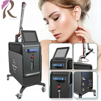 Microsecond Laser Tattoo Removal 3 Wavelengths Desktop Tattoo Removal Machine Picolaser 7 Joint Arm