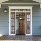 Door Kichen Exterior Bi Folding With Screen Copper Entrance Hand Made Wooden Main Door Design