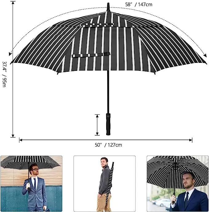 paraguas manufacturer wholesale 30 inch large windproof logo prints luxury sombrillas promotional branded custom golf umbrella