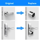 Door Lock Fingerprint Lock Door Lock Adjustable WiFi BLE Smart Digital Fingerprint Door Lock Keyboard Cylinder Lock