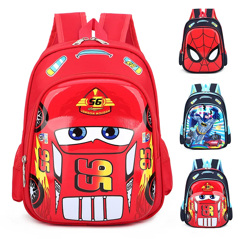 New Luggage & Bags School Bags High Quality Kids Toddler Backpack Waterproof Cartoon Backpacks Truck Car Child Snack SchoolBag