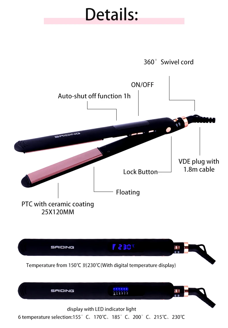 Modeling Tool Ptc Heater, LED, Portable - detail 8