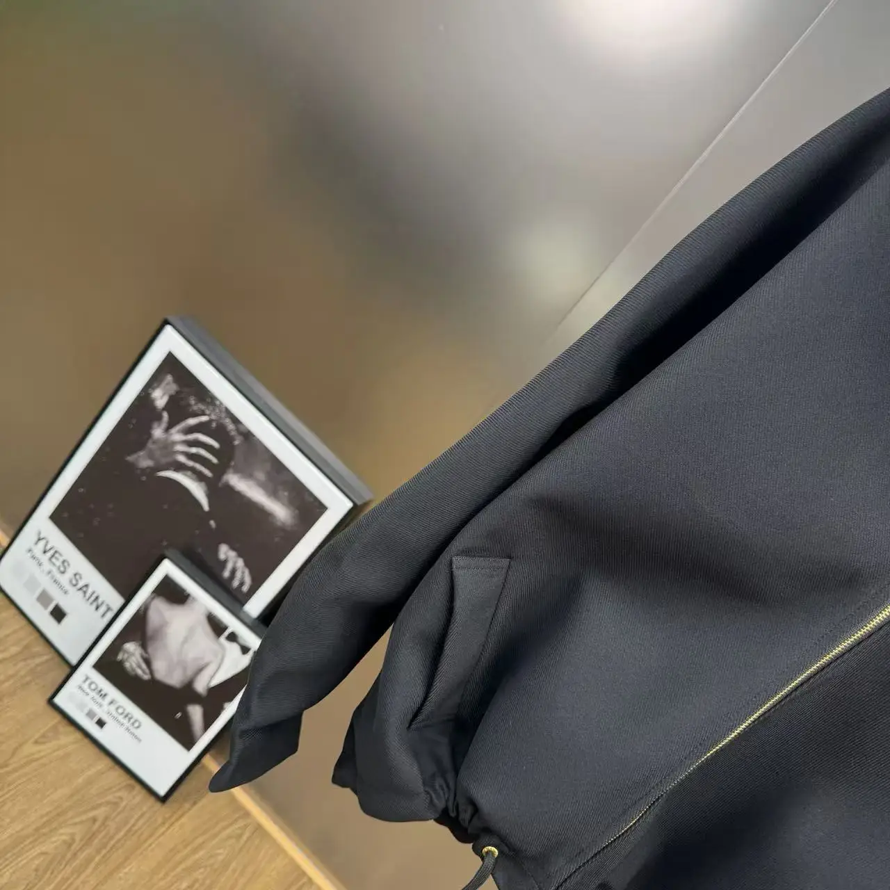 Autumn Casual Fashionable Stylish Lapel Zipper Long Sleeve Bomber Jacket Loose Fit Slimming Versatile Top Trendy Instagram factory