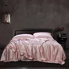 Bedding Bedsheets 100% Organic Bamboo Solid Color Customized Bedding Set Bedsheets Comforter