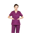 Uniforms Women 2021 Top Sell Breathable Hospital Uniforms Nurses Scrub Set Women And Man Suit Beauty Work Cloth