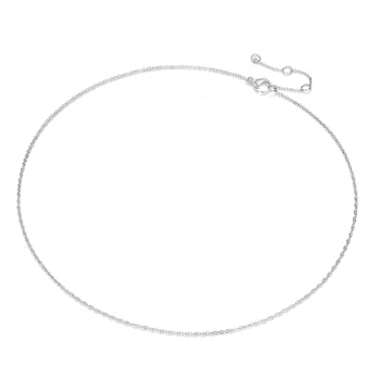 cheap wholesale fashion gold jewelry thin chain link choker 316l stainless steel necklaces women for DIY jewelry making XL04