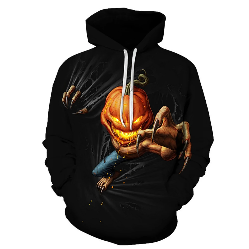 Diy Custom Men's And Women's cheap Hoodies 3D Hooded  Halloween blood sweatshirt 100 cotton hoodies