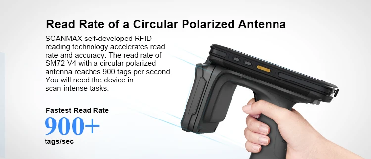 Scanmax Sm Mhz Android Long Range Handheld Uhf Rfid Reader