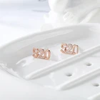 Earrings Diamonds Earrings Customized Jewelry Fashion 520 Digital Earrings With Diamonds For Women Jewelry