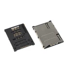 7p Connector Sim Push Push Type 6p 6+1p 7p Height 1.8mm Smt Card Connector