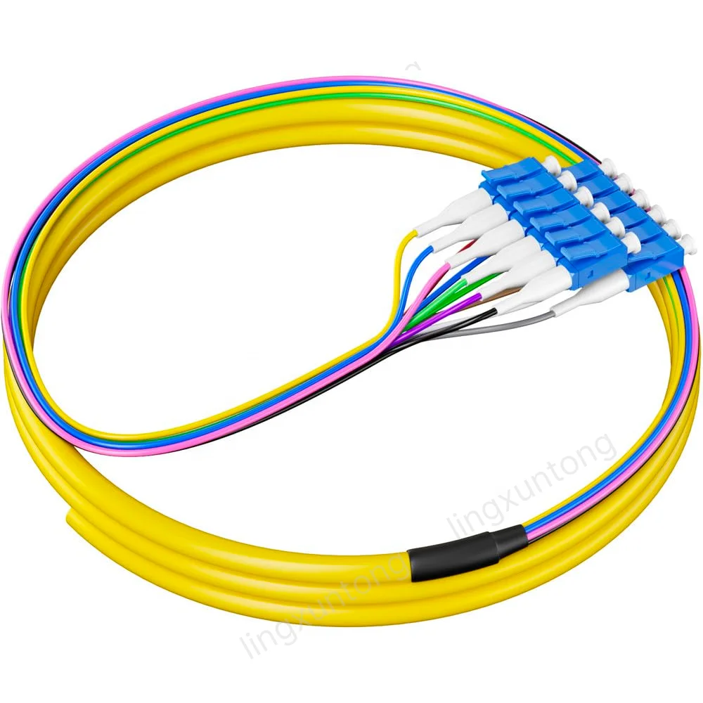 1 5m Single Mode Lc Uppc Fiber Optic Equipment Ftth 4g Networks 1550nm