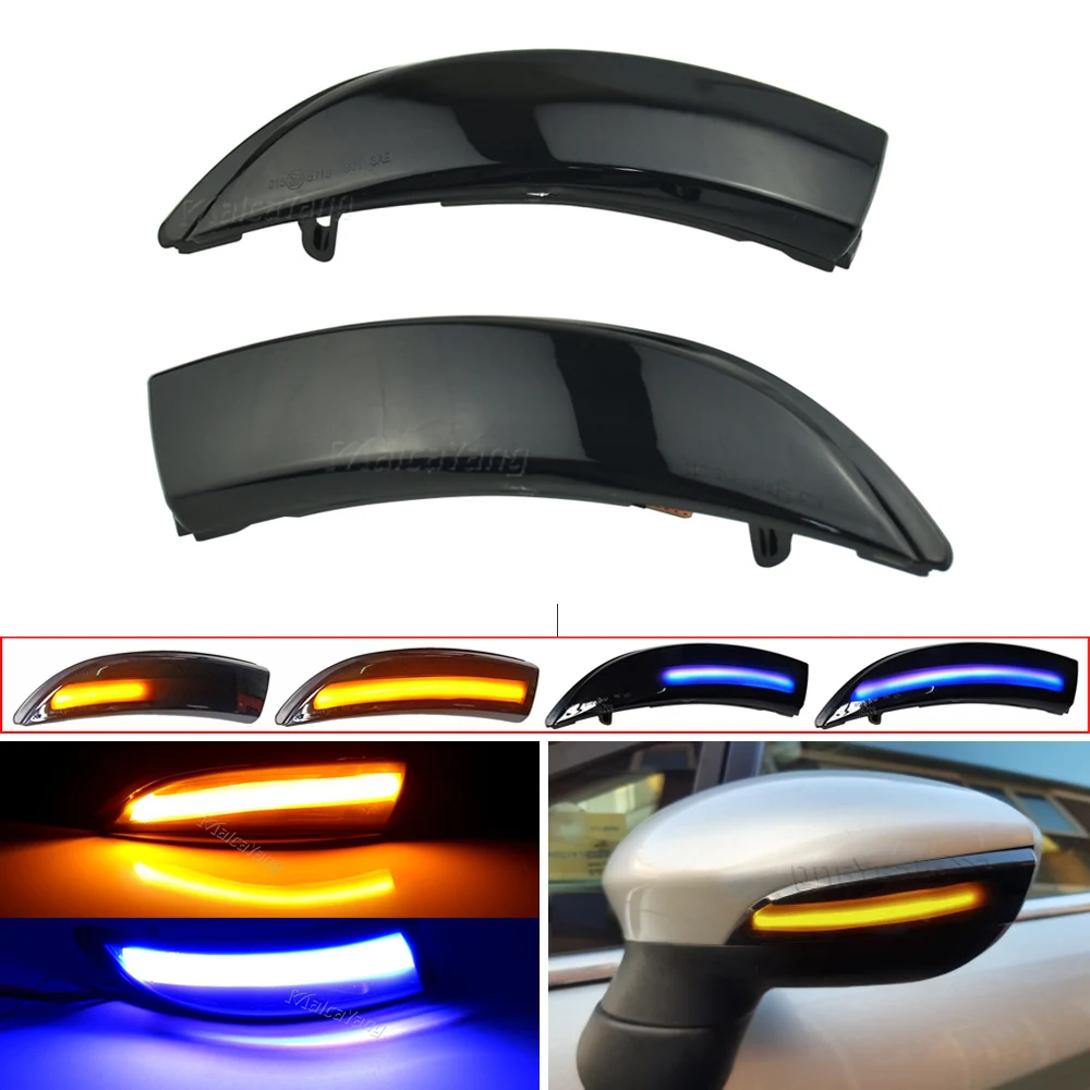 Dynamic LED Side Turn Signal Light Indicator Lamp For Ford Fiesta MK7 B-Max B232
