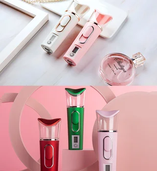 Cute Usb Sanitizer 30Ml Mini Portable Mist Alcohol Sprayer Nano Facial Steamer